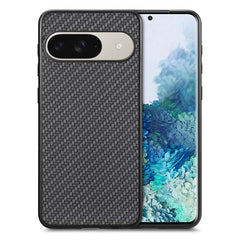 Carbon Fiber Texture Leather Back Cover Phone Case