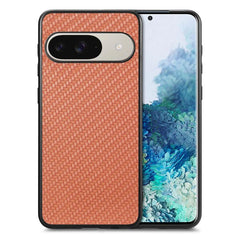 Carbon Fiber Texture Leather Back Cover Phone Case