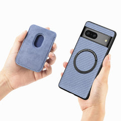 Carbon Fiber Leather Card Magsafe Phone Case