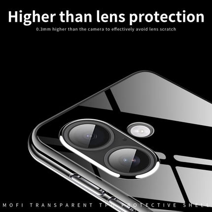 MOFI Ming Series Ultra-thin TPU Phone Case, For iPhone 17e / 16e, For iPhone 17 Pro Max, For iPhone 17 Pro, For iPhone 17, For iPhone Air, For iPhone 16 Pro Max, For iPhone 16 Pro, For iPhone 16 Plus, For iPhone 16, For iPhone 15 Pro Max               ...