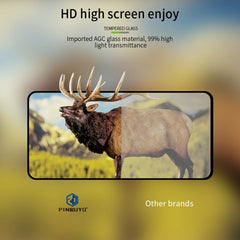 PINWUYO 9H 2.5D Full Screen Tempered Glass Film, For OnePlus Nord 3 / Ace 2V