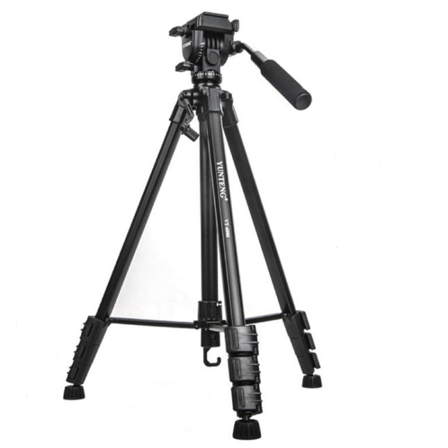 YUNTENG VCT-6006 Professional Hydraulic Head Aluminum Tripod, VCT-6006