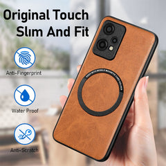 Solid Color Leather Skin Back Cover Phone Case, For Oneplus Nord CE 2 Lite 5G