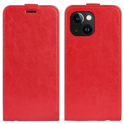 R64 Texture Single Vertical Flip Leather Phone Case, For iPhone 16 Pro, For iPhone 16 Plus, For iPhone 16, For iPhone 15 Pro Max, For iPhone 15 Pro, For iPhone 15 Plus