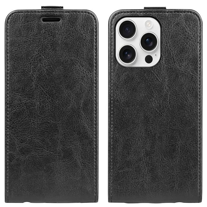 R64 Texture Single Vertical Flip Leather Phone Case, For iPhone 16 Pro, For iPhone 16 Plus, For iPhone 16, For iPhone 15 Pro Max, For iPhone 15 Pro, For iPhone 15 Plus