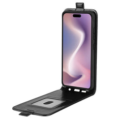 R64 Texture Single Vertical Flip Leather Phone Case, For iPhone 16 Pro Max, For iPhone 16 Pro, For iPhone 16 Plus, For iPhone 16, For iPhone 16e, For iPhone 15 Pro Max, For iPhone 15 Pro, For iPhone 15 Plus