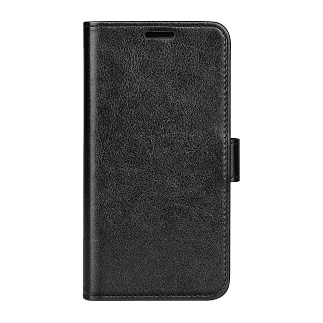 R64 Texture Horizontal Flip Leather Phone Case, For iPhone 15