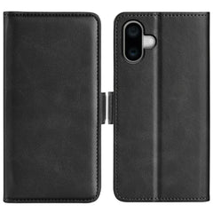 Dual-side Magnetic Buckle Horizontal Flip Leather Phone Case