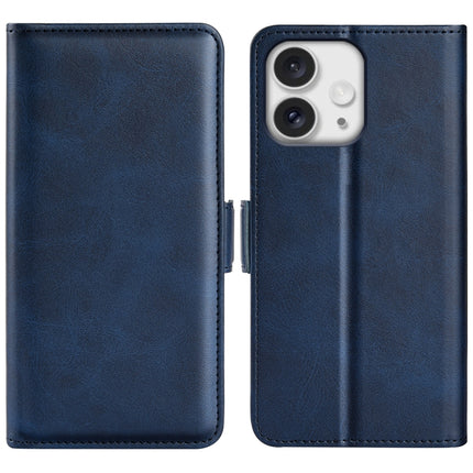 Dual-side Magnetic Buckle Horizontal Flip Leather Phone Case, For iPhone Air, For iPhone 16 Pro Max, For iPhone 16 Pro, For iPhone 16 Plus