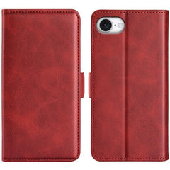 Dual-side Magnetic Buckle Horizontal Flip Leather Phone Case
