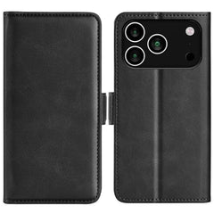 Dual-side Magnetic Buckle Horizontal Flip Leather Phone Case