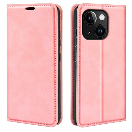 Retro-skin Magnetic Suction Leather Phone Case, For iPhone 16, For iPhone 15 Pro Max, For iPhone 15 Pro, For iPhone 15 Plus