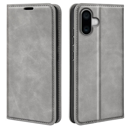 Retro-skin Magnetic Suction Leather Phone Case, For iPhone 16, For iPhone 15 Pro Max, For iPhone 15 Pro, For iPhone 15 Plus