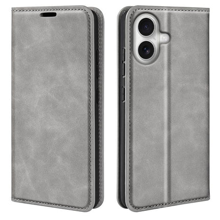 Retro-skin Magnetic Suction Leather Phone Case, For iPhone 18 Pro / 17 Pro, For iPhone 18 Pro Max / 17 Pro Max, For iPhone 17e / 16e, For iPhone 17