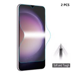 2pcs ENKAY Hat-Prince Full Glue Coverage Soft Explosion-proof Hydrogel Film, For Samsung Galaxy A26, For Samsung Galaxy S25 Ultra, For Samsung Galaxy A06 4G, For Samsung Galaxy S24 FE 5G, For Samsung Galaxy A36 5G / A56 5G, For Samsung Galaxy A16 4G / 5G