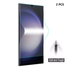 2pcs ENKAY Hat-Prince Full Glue Coverage Soft Explosion-proof Hydrogel Film, For Samsung Galaxy A07, For Samsung Galaxy A17, For Samsung Galaxy M56, For Samsung Galaxy F16 / M16, For Samsung Galaxy F06 / M06, For Samsung Galaxy A36 5G / A56 5G���������...