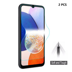 2pcs ENKAY Hat-Prince Full Glue Coverage Soft Explosion-proof Hydrogel Film, For Samsung Galaxy A26, For Samsung Galaxy S25 Ultra, For Samsung Galaxy A06 4G, For Samsung Galaxy S24 FE 5G, For Samsung Galaxy A36 5G / A56 5G, For Samsung Galaxy A16 4G / 5G