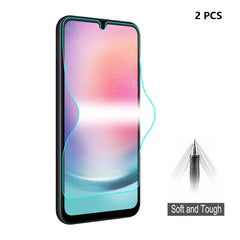 2pcs ENKAY Hat-Prince Full Glue Coverage Soft Explosion-proof Hydrogel Film, For Samsung Galaxy A26, For Samsung Galaxy S25 Ultra, For Samsung Galaxy A06 4G, For Samsung Galaxy S24 FE 5G, For Samsung Galaxy A36 5G / A56 5G, For Samsung Galaxy A16 4G / 5G