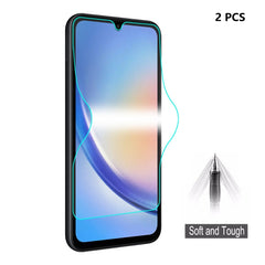 2pcs ENKAY Hat-Prince Full Glue Coverage Soft Explosion-proof Hydrogel Film, For Samsung Galaxy A26, For Samsung Galaxy S25 Ultra, For Samsung Galaxy A06 4G, For Samsung Galaxy S24 FE 5G, For Samsung Galaxy A36 5G / A56 5G, For Samsung Galaxy A16 4G / 5G