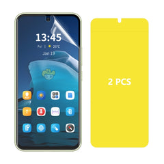 2pcs ENKAY Hat-Prince Full Glue Coverage Soft Explosion-proof Hydrogel Film, For Samsung Galaxy A26, For Samsung Galaxy S25 Ultra, For Samsung Galaxy A06 4G, For Samsung Galaxy S24 FE 5G, For Samsung Galaxy A36 5G / A56 5G, For Samsung Galaxy A16 4G / 5G