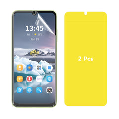 2pcs ENKAY Hat-Prince Full Glue Coverage Soft Explosion-proof Hydrogel Film, For Samsung Galaxy A26, For Samsung Galaxy S25 Ultra, For Samsung Galaxy A06 4G, For Samsung Galaxy S24 FE 5G, For Samsung Galaxy A36 5G / A56 5G, For Samsung Galaxy A16 4G / 5G