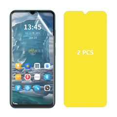 2pcs ENKAY Hat-Prince Full Glue Coverage Soft Explosion-proof Hydrogel Film, For Samsung Galaxy A26, For Samsung Galaxy S25 Ultra, For Samsung Galaxy A06 4G, For Samsung Galaxy S24 FE 5G, For Samsung Galaxy A36 5G / A56 5G, For Samsung Galaxy A16 4G / 5G