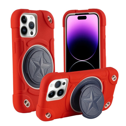 Shield PC Hybrid Silicone Phone Case, For iPhone 14, For iPhone 14 Pro Max