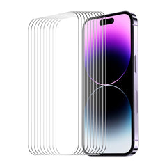 10pcs ENKAY 0.26mm 9H 2.5D High Aluminum-silicon Tempered Glass Film, For iPhone 16 Pro Max, For iPhone 16 Pro, For iPhone 16 Plus, For iPhone 16, iPhone 16e, For iPhone 15 Pro Max, For iPhone 15 Pro, For iPhone 15 Plus, For iPhone 15