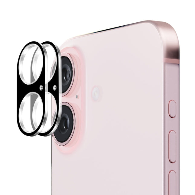 2pcs ENKAY Hat-Prince 9H Rear Camera Lens Tempered Glass Film, For iPhone 16 Pro / 16 Pro Max, For iPhone 16 / 16 Plus, For iPhone 15 Pro / 15 Pro Max, For iPhone 15 / 15 Plus