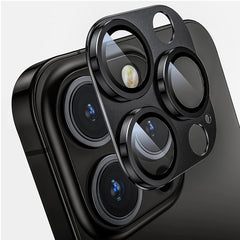 ENKAY Anti-reflection Camera Lens Aluminium Alloy Tempered Glass Film, For iPhone 15 Pro / 15 Pro Max