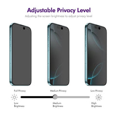 2pcs ENKAY Hat-Prince 28° Anti-peeping Tempered Glass Protector Full Screen Film, For iPhone 17 Pro Max, For iPhone 17 Pro, For iPhone 17, For iPhone 17 Air, For iPhone 16 Pro Max, For iPhone 16 Pro, For iPhone 16 Plus, For iPhone 16�������������������...