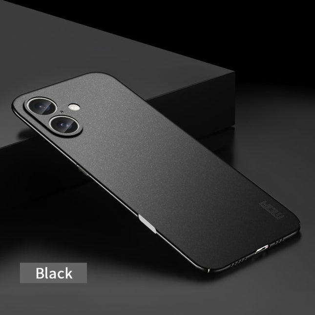 MOFI Fandun Series Frosted PC Ultra-thin All-inclusive Phone Case, For iPhone 16, For iPhone 15 Pro Max, For iPhone 15 Pro, For iPhone 15 Plus