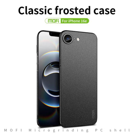 MOFI Fandun Series Frosted PC Ultra-thin All-inclusive Phone Case, For iPhone 17e / 16e, For iPhone 17 Pro Max, For iPhone 17 Pro, For iPhone 17