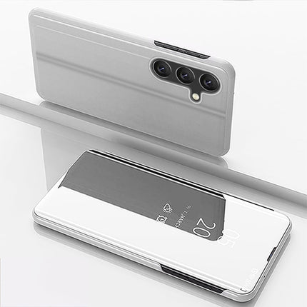 Plated Mirror Horizontal Flip Leather Phone Case with Holder, For Galaxy A05s, For Galaxy A25 Global, For Galaxy S23 FE 5G