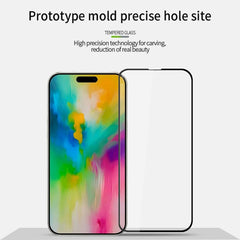 MOFI 9H 2.5D Full Screen Tempered Glass Film, For iPhone 16 Pro Max, For iPhone 16 Pro, For iPhone 16 Plus, For iPhone 16, iPhone 16e, For iPhone 15 Pro Max, For iPhone 15 Pro, For iPhone 15 Plus, For iPhone 15