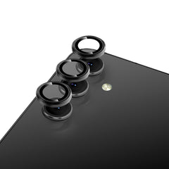 NORTHJO Camera Lens Protector Tempered Glass CD Vein Metal Ring Film, For Samsung Galaxy A24, For Samsung Galaxy A54 5G, For Samsung Galaxy S23 Ultra 5G, For Samsung Galaxy A14 / A34, For Samsung Galaxy S23 / S23+ 5G