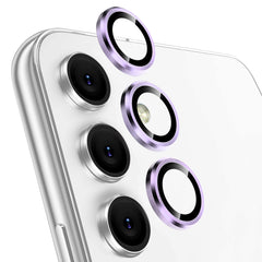 NORTHJO Camera Lens Protector Tempered Glass CD Vein Metal Ring Film, For Samsung Galaxy A24, For Samsung Galaxy A54 5G, For Samsung Galaxy S23 Ultra 5G, For Samsung Galaxy A14 / A34, For Samsung Galaxy S23 / S23+ 5G
