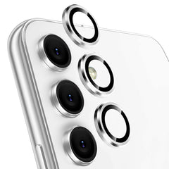 NORTHJO Camera Lens Protector Tempered Glass CD Vein Metal Ring Film, For Samsung Galaxy A24, For Samsung Galaxy A54 5G, For Samsung Galaxy S23 Ultra 5G, For Samsung Galaxy A14 / A34, For Samsung Galaxy S23 / S23+ 5G