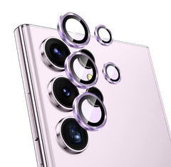 NORTHJO Camera Lens Protector Tempered Glass CD Vein Metal Ring Film, For Samsung Galaxy A24, For Samsung Galaxy A54 5G, For Samsung Galaxy S23 Ultra 5G, For Samsung Galaxy A14 / A34, For Samsung Galaxy S23 / S23+ 5G