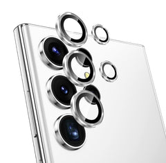 NORTHJO Camera Lens Protector Tempered Glass CD Vein Metal Ring Film, For Samsung Galaxy A24, For Samsung Galaxy A54 5G, For Samsung Galaxy S23 Ultra 5G, For Samsung Galaxy A14 / A34, For Samsung Galaxy S23 / S23+ 5G