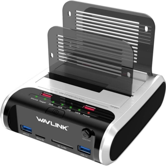 Wavlink ST336A SSD HDD Fast Offline Clone SATA  USB 3.0 External Hard Drive Case, ST336A
