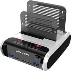 Wavlink ST336A SSD HDD Fast Offline Clone SATA  USB 3.0 External Hard Drive Case, ST336A