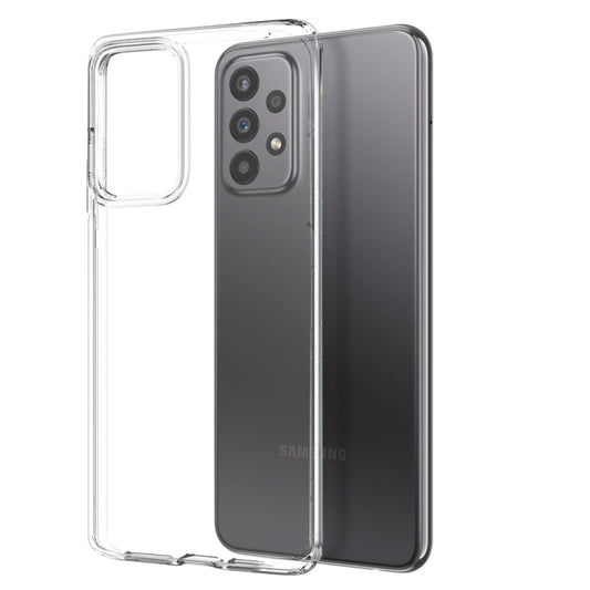 NORTHJO Transparent TPU Phone Case with Tempered Glass Film, For Samsung Galaxy A23 4G / 5G