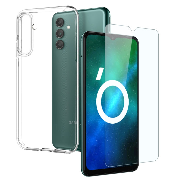 NORTHJO Transparent TPU Phone Case with Tempered Glass Film, For Galaxy A04s 4G, For Galaxy A53 5G, For Galaxy A73 5G, For Galaxy A33 5G, For Galaxy A13 4G, For Galaxy A13 5G