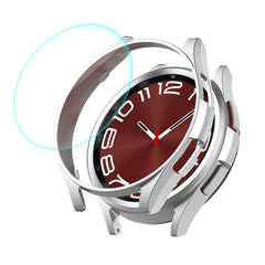 ENKAY Hat-Prince Electroplated Hard PC Case + 0.2mm 9H Glass Screen Protector, For Samsung Galaxy Watch6 Classic 43mm