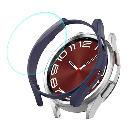 ENKAY Hat-Prince Electroplated Hard PC Case + 0.2mm 9H Glass Screen Protector, For Samsung Galaxy Watch6 Classic 43mm