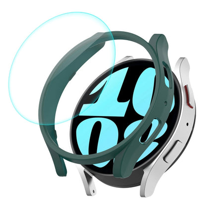 ENKAY Hat-Prince Electroplated Hard PC Case + 0.2mm 9H Glass Screen Protector, For Samsung Galaxy Watch6 Classic 47mm, For Samsung Galaxy Watch6 44mm, For Samsung Galaxy Watch6 40mm