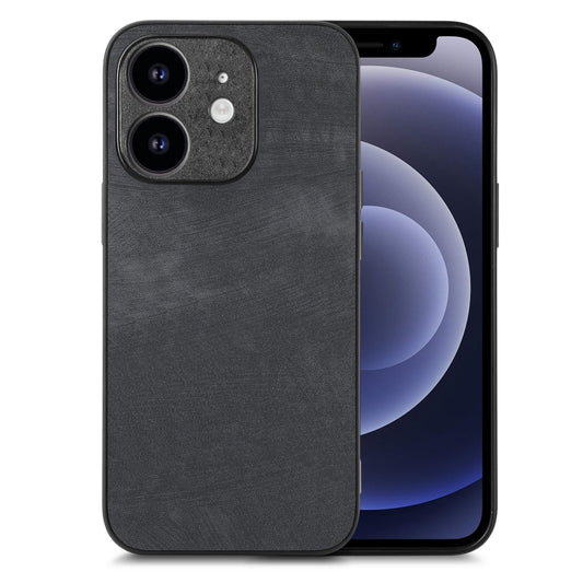 Vintage Leather PC Back Cover Phone Case, For iPhone 12 mini, For iPhone 11 Pro Max, For iPhone 11, For iPhone 11 Pro