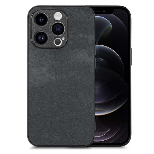 Vintage Leather PC Back Cover Phone Case, For iPhone 12 Pro, For iPhone 12 mini, For iPhone 11 Pro Max, For iPhone 11