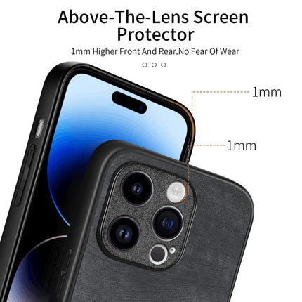 Vintage Leather PC Back Cover Phone Case, For iPhone 7 Plus / 8 Plus, For iPhone 6 Plus / 6s Plus, For iPhone 6 / 6s